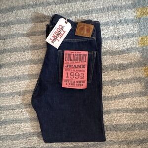 FULLCOUNT 0105W wide straight 34 x 34(brand new)